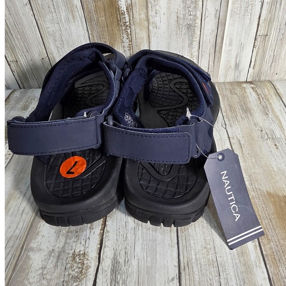Nautica Alastor Mens Navy Blue Athletic Hiking Sandals QM0222 Size 7 NEW main image 5